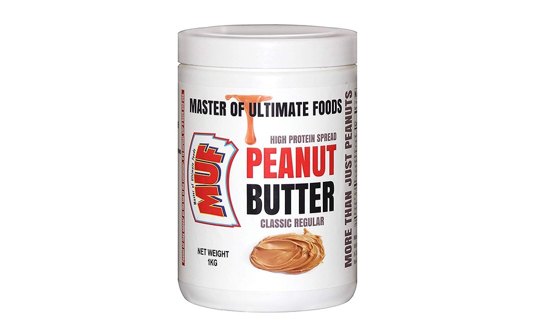 MUF Peanut Butter Classic Regular   Plastic Jar  1 kilogram